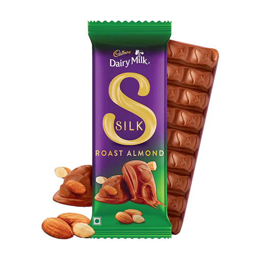 Cadbury Dairy Milk Silk Roast Almond Chocolate Bar 52G